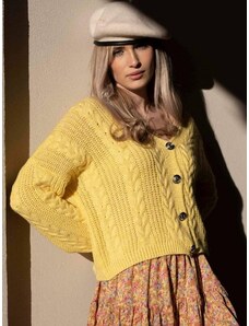 Yellow cardigan LeMonada cxp1079.yellow