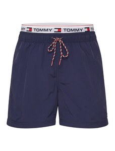 Tommy Hilfiger Underwear Plavecké šortky námořnická modř / světle šedá / červená / bílá