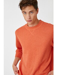 Koton Basic Pullover Knitwear Crew Neck Long Sleeved