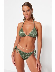 Trendyol Polka Dot Triangle Tie Triangle Bikini Set