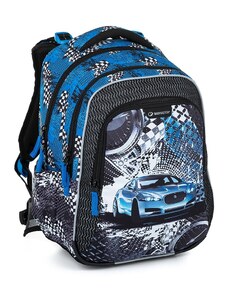 BAGMASTER školní batoh Lumi 23D modrá/černá