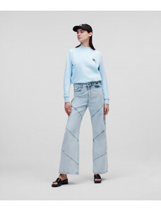 DŽÍNY KARL LAGERFELD WIDE LEG DENIM PANTS