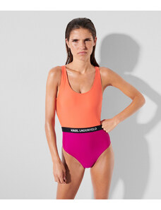 PLAVKY KARL LAGERFELD COLOUR BLOCK SWIMSUIT