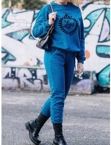 Turquoise sweatshirt LeMonada cxp0479. R92