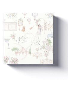 Love & Story Design Svatební šanonové fotoalbum Wedding Silver