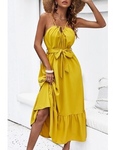 Žluté dámské šaty Izabela