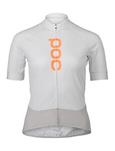 Poc - dres essential road logo jersey hydrogen white/granite grey