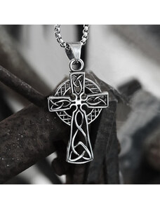 Spiral Přívěsek chirurgická ocel keltský kříž Celtic Cross