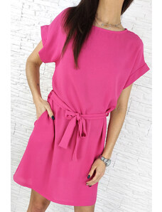 Moda Italia Dámské růžový šaty 2005FU