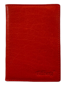 Tillberg Kožená dokladovka červená 8765