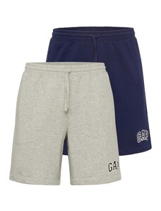 GAP Kalhoty námořnická modř / šedý melír / bílá