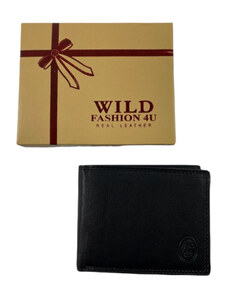Wild Kožená peněženka černá GT05
