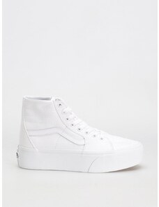 Vans Sk8 Hi Tapered Stackform (canvas true white)bílá