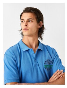 Koton College Vyšívané tričko s límečkem Polo Collar