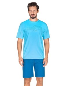 Regina Pánské pyžamo Gilbert tyrkysově modré