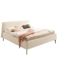 Bílá látková dvoulůžková postel Meise Möbel Paris 180 x 200 cm