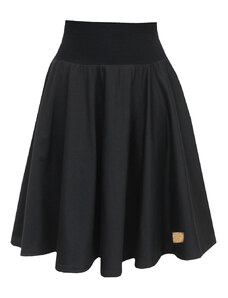 ŠatySukně Černá kolová sukně SOPHIA