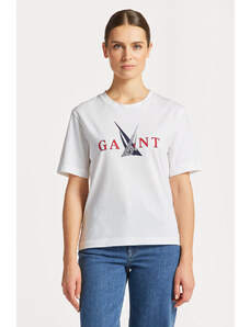 TRIČKO GANT SAIL SS T-SHIRT bílá XS