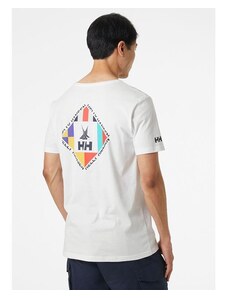 Pánské triko HELLY HANSEN SHORELINE T-SHIRT 2.0 002 WHITE