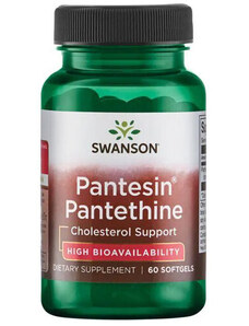 Swanson Pantesin Pantethine 60 ks, gelové tablety, 300 mg