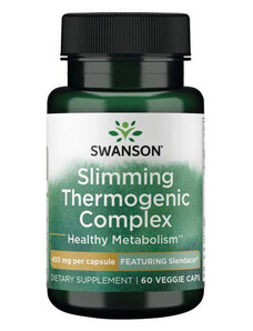 Swanson Slimming Thermogenic Complex 60 ks, vegetariánská kapsle, 450 mg
