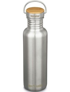 KLEAN KANTEEN Reflect w/Bamboo Cap - brushed stainless 800 ml