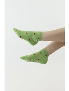 Moraj Zábavné ponožky 889 zelené s melouny