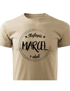 Pánské tričko Nejlepší Marcel v okolí