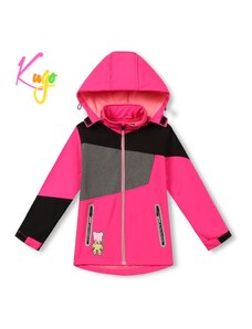 Dívčí softshellová bunda s fleecem Kugo HK2525 - růžová