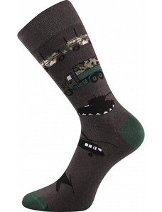 DEPATE veselé ponožky Lonka - ARMY - 1 pár EXTRA 39-42