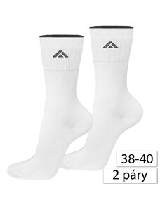 Happy Feet 3408 Froté ponožky 38-40, 2x bílé