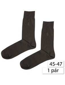 WOLA 7830 Pánské ponožky 45-47, hnědá