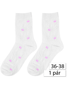 REWON 102 700 Dámské ponožky 36-38, bílé