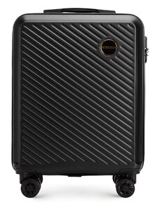 Kabinový kufr Wittchen, černá, ABS