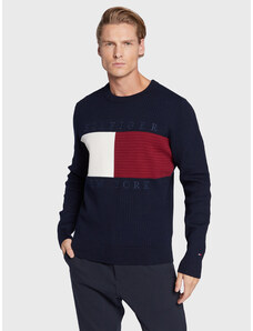 Tommy Hilfiger pánský tmavě modrý svetr