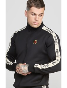 Sik Silk Pánská Černá Mikina Poly Track Top W Gothic Taping