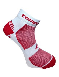 CSX-BIKE FUN NEW funkční ponožky COMPRESSOX bílá / červená 39-42
