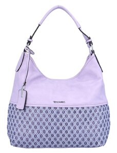 Coveri Trendová koženková kabelka na rameno Kitti, fialová