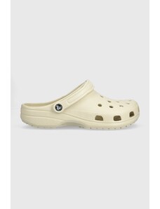 Pantofle Crocs Classic pánské, béžová barva, 10001