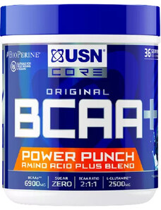 USN BCAA Power Punch modrá malina 400g un143