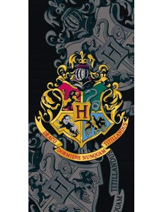 HALANTEX Osuška Harry Potter black Bavlna Froté, 70x140 cm