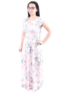 Letní šaty se žabičkováním vz.č. 2249 růžové