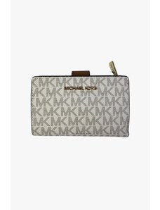 Michael Kors Jet set travel BIFOLD medium dámská peněženka vanilla monogram