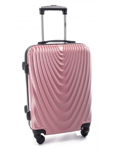 Rogal Zlato-růžový skořepinový cestovní kufr "Motion" - vel. M, L, XL