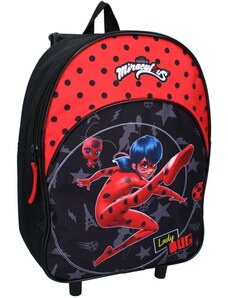 Vadobag Dětský / dívčí cestovní batoh na kolečkách / trolley Kouzelná beruška - Miraculous Ladybug - 8L