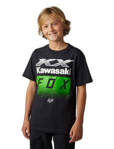 Dětské triko Fox Youth Fox X Kawi Ss Tee - Black