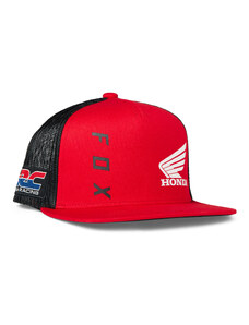 Dětská kšiltovka Fox Youth Fox X Honda Snapback Hat - Flame Red