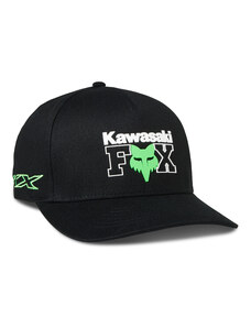 Pánská kšiltovka Fox Fox X Kawi Flexfit Hat - Black