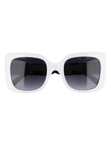 Sunmania Bílé oversized sluneční brýle „Anonym"