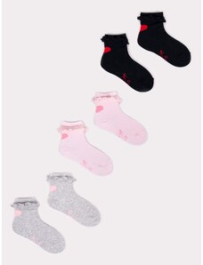 Yoclub Kids's 3Pack Socks With Frill SKA-0069G-000J-001